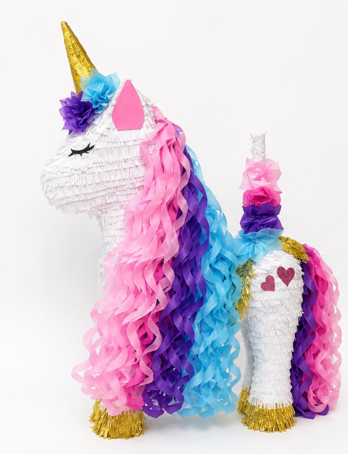 Piñata Unicornio Encantado 3D – Tamaño Mediano Mediano