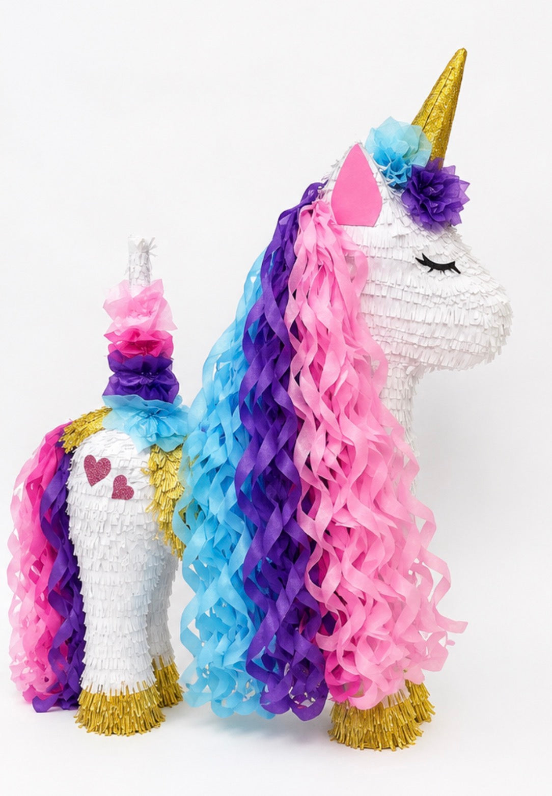 Piñata Unicornio Encantado 3D – Tamaño Mediano Mediano